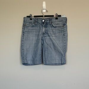 7 For All Mankind denim shorts. Ladies size 30